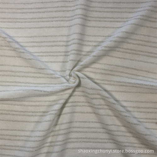 Bra design Poly90% LX10% Stretchy och mjuka ränder mönster Single Jersey Filigrework Tyg för plagg